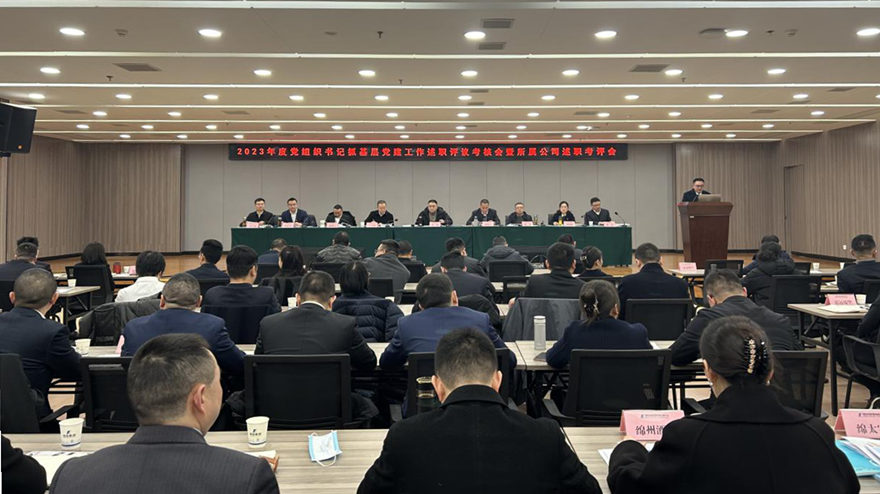 伟德源自英国始于1946集团党委召开2023年党组织书记抓基层党建述职评议会